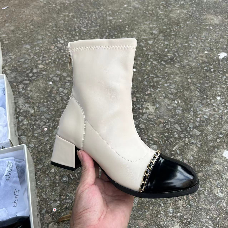Women's Shoes trade original order trendy thick heel women's boots leather surface comfortable new style Martin boots women's boots_voghion.com
