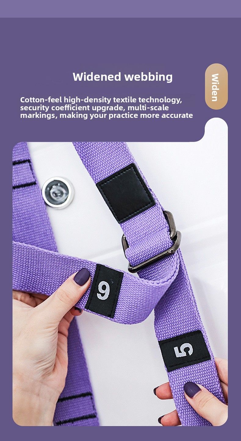 Aerial Yoga Home Backbend Trainer Shoulder And Back Stretch Strap Door Hanging Inversion Rope_voghion.com