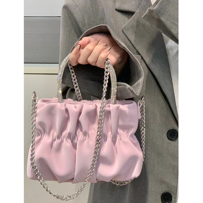 High-End Wrinkled Cloud 2025 Neue Handtasche Schulterkette Vielseitige Casual Crossbody Tasche für Frauen_voghion.com