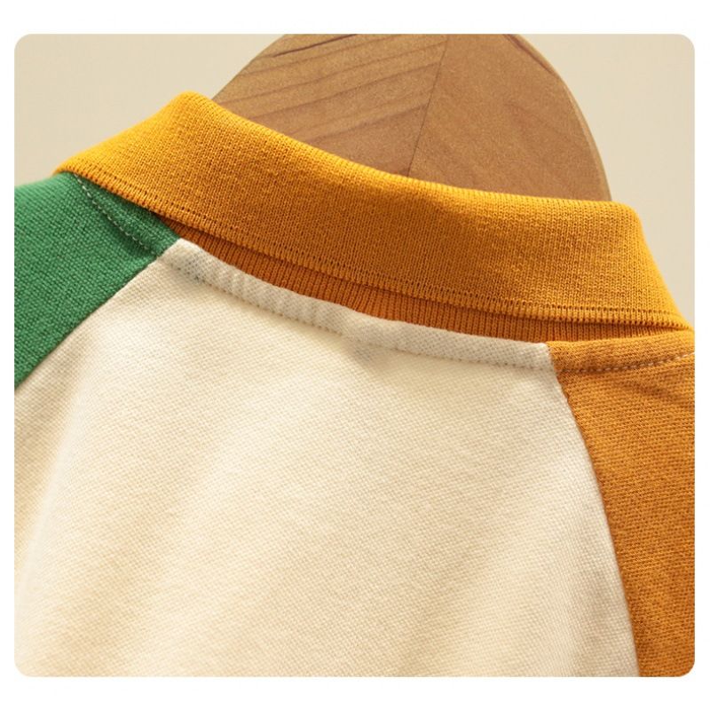 Sommerkleidung für Jungen im Kindergarten, Klassenuniform 2024, kurzärmeliges Poloshirt im neuen Stil für die Grundschule und Sekundarstufe_voghion.com