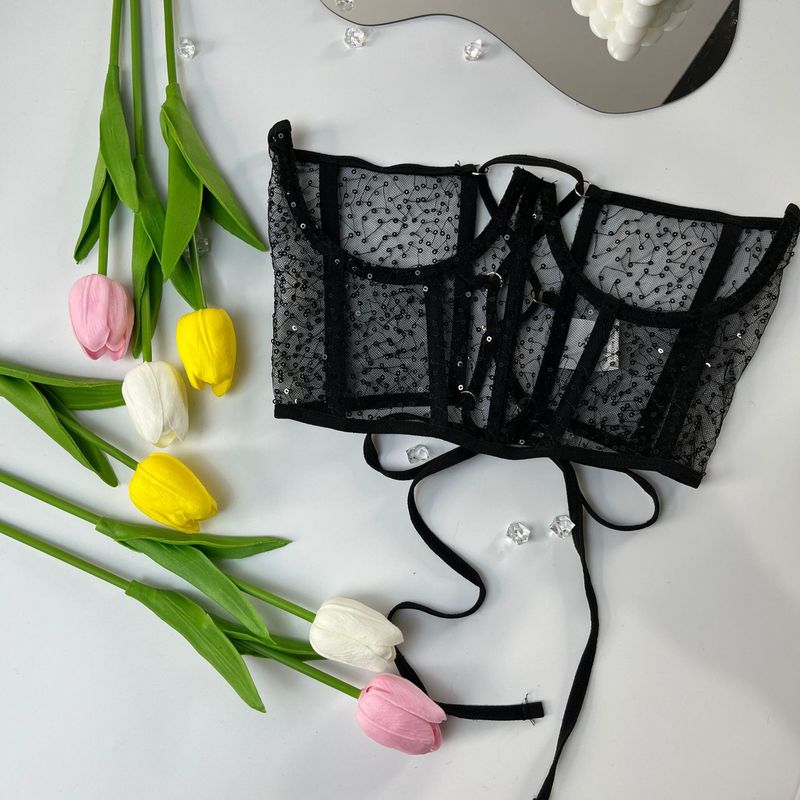 La moda dell'abbigliamento femminile all'esterno prende la strada piccolo gilet con perline cintura in vita con ferretto a spina di pesce con lacci in vita sottile_voghion.com