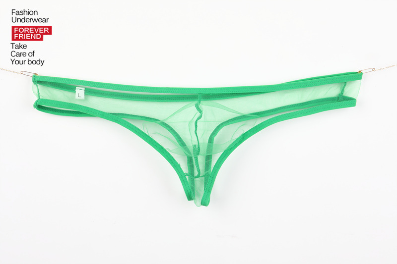 Intimo da uomo in rete che modella la prospettiva pantaloni da uomo a vita bassa borsa di grandi dimensioni trench perizoma intimo da uomo_voghion.com