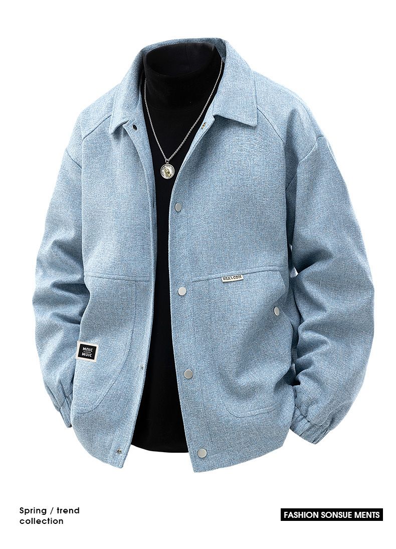 Herrenbekleidung Plus Size Wolljacke für Herren Plus Size Frühlings- und Herbstjacke für Herren mit Oberteilen_voghion.com