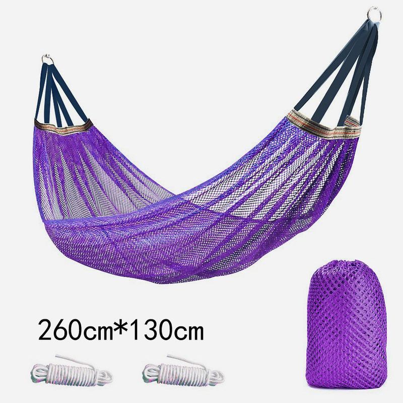 Migrant Outdoor Anti-Tip Mesh Swing Thickened Ice Silk Adult Indoor Rocking Bed Double Hammock Chair_voghion.com