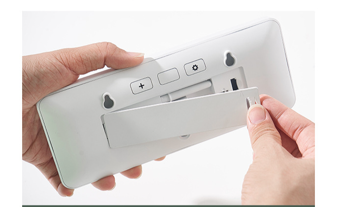 INS Einfache Große Bildschirm Wohnzimmer Wand Temperatur Und Feuchtigkeit Kreative Moderne Uhr Kann Aufgehängt Werden Oder Stehen YD106_voghion.com