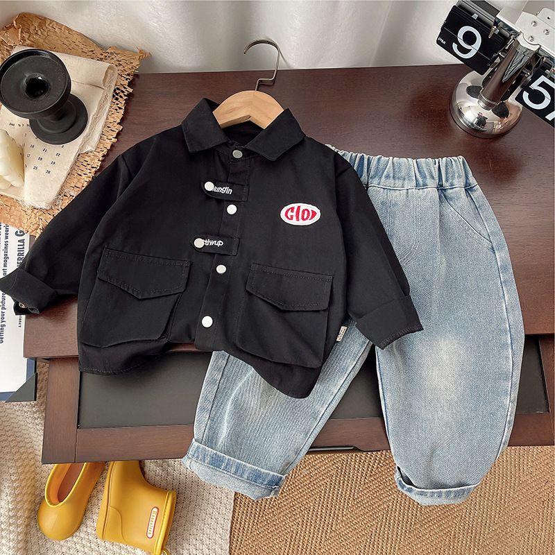 2025 Nuova Primavera ed Edizione Piccolo Coniglio Autunno Colletto Felpa con Cappuccio Bambini Vestiti Maglietta Ragazzi Set Due Pezzi_voghion.com
