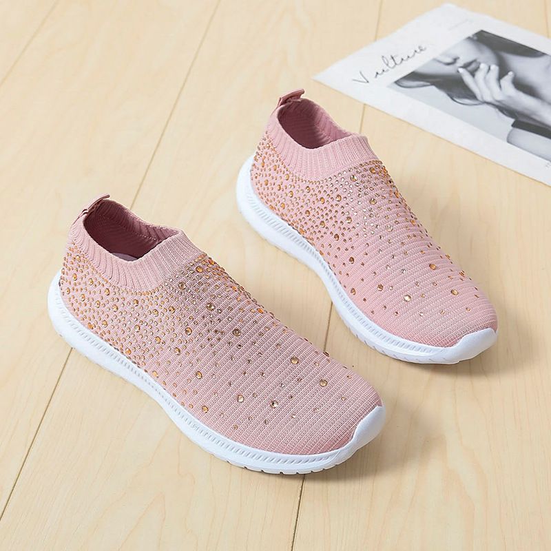 Large Size Rhintone Elastic Socks, Casual Men's And Women's Sports Sho, MD Sole Fly Woven Breathable Lightweight_voghion.com