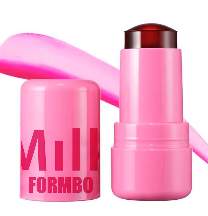 Milk Jelly Powder Blusher 3-in-1 Moisturized Blusher Stick Long Lasting Brighten Matte Facial Contour Rouge Makeup Lip Tint_voghion.com