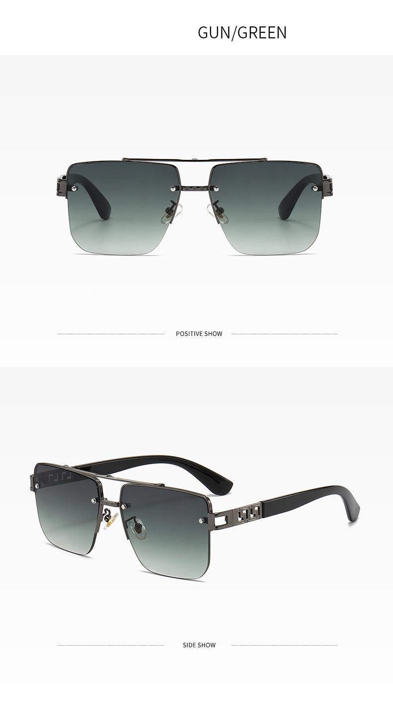 Novos óculos de sol masculinos da moda para lazer, férias, direção com óculos de sol resistentes a raios UV para viagens_voghion.com