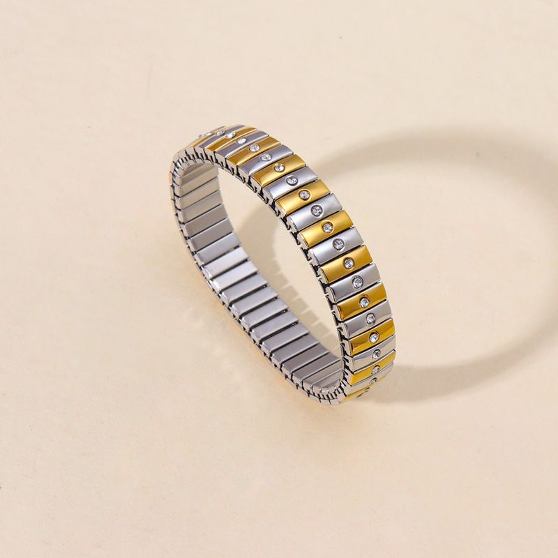 Hot Selling Watch Strap Non-Fading Women High-End Elastic Fashion Gold-Plated Bracelet_voghion.com