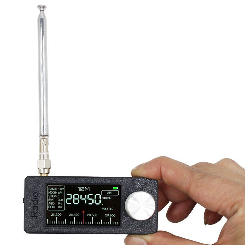 SI4732 Portable 0.5-108 MHz LSB USB AM FM Mini Pocket Radio_voghion.com