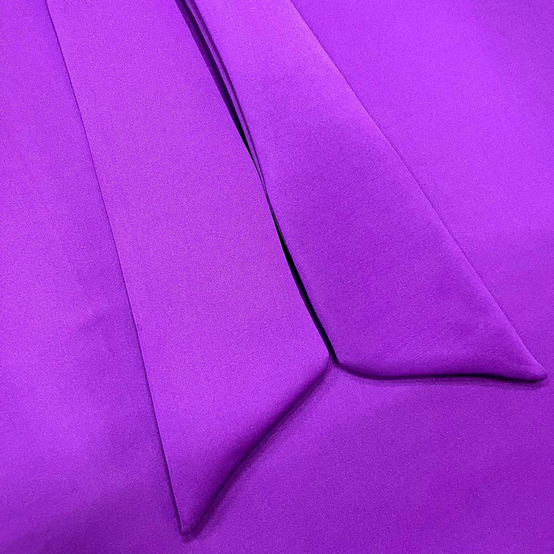 Rochie de banchet pentru femei de marime mare de vara nou bowknot doamnelor de culoare solida fusta cu maneca scurta _voghion.com