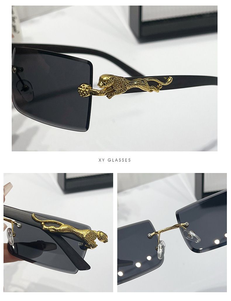 VOOTHOST Nuovi occhiali da sole colorati alla moda per uomo e donna, occhiali da sole rettangolari sfumati, occhiali da sole da esterno UV400, occhiali da sole F0290_voghion.com