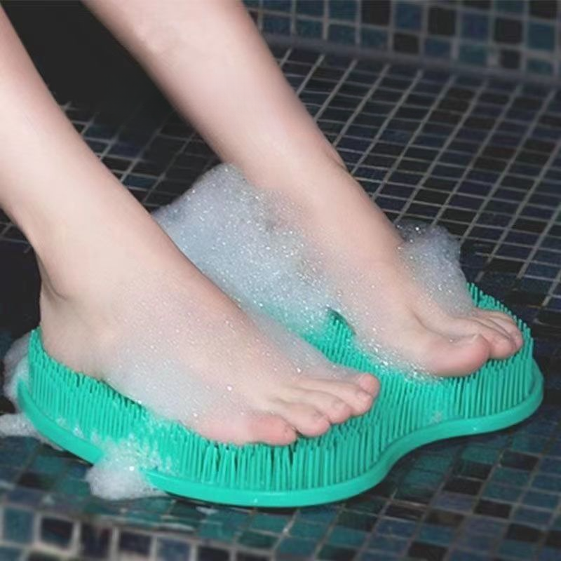 Bathroom Massage Pad Foot Brush Suction Wall Back Scrubber Bath Magic_voghion.com