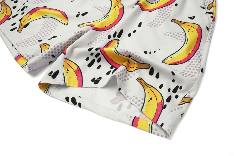 Pantalones cortos casuales de verano para hombre, con estampado digital de frutas a la moda, para playa_voghion.com