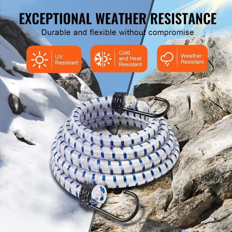 Acciaio da 12 mm con 72 cinghie elastiche pesanti A3, 6 corde, ganci elastici_voghion.com