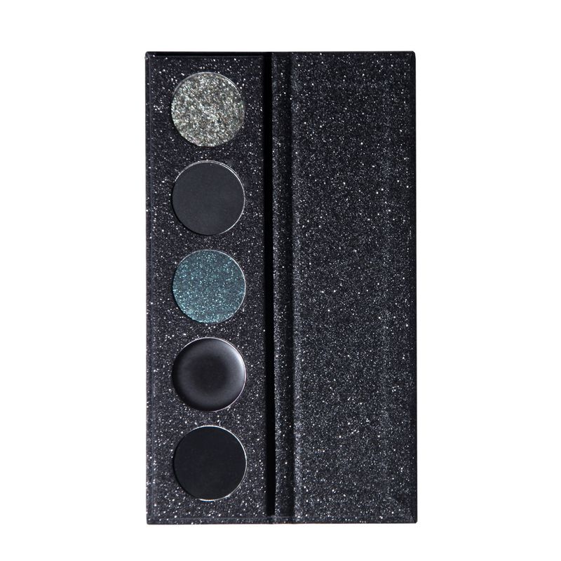 5 färger Black Smokey Eyeshadow Palette, Matte Nude Eye Makeup Palette, Långvarig, Ultra-blandningsbar, sammetslen textur Neutral Eye Shadow Palette_voghion.com
