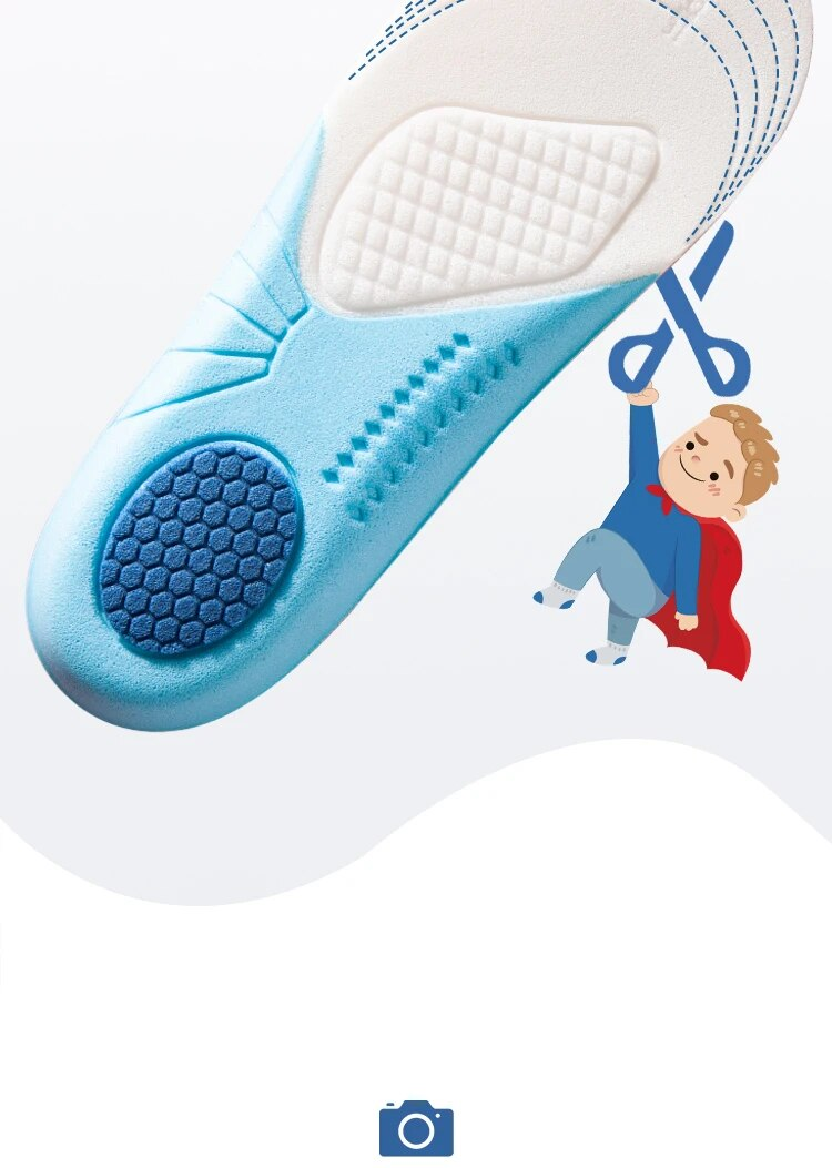 Inlegzolen voor kinderen Orthopedische steunzolen Schoenen Pad Voetverzorgingsinzetstuk Schuim Comfortabel Voer sportbinnenzool uit Kinderzool 1_voghion.com