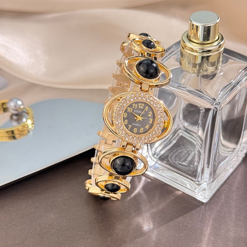 Orologio da donna alla moda, digitale, di lusso, con pietra, semplice, con decorazione a forma di nebulosa, per lavoro quotidiano, compleanno, anniversario, regalo di San Valentino_voghion.com