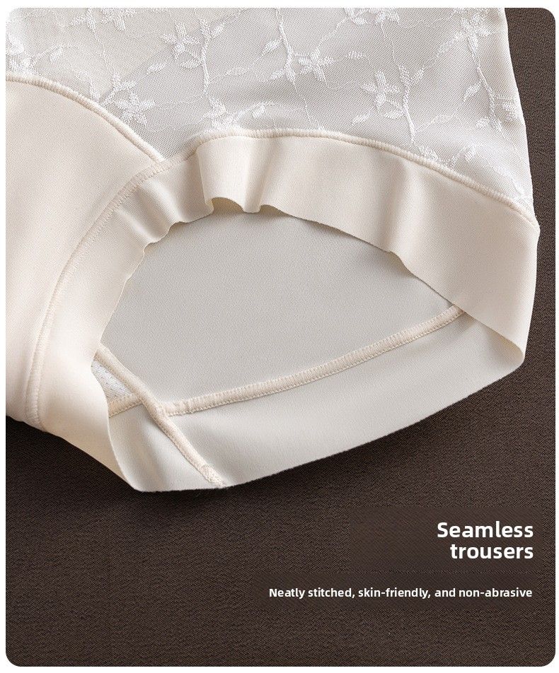 Reggiseno a vita alta sexy in pizzo patchwork senza cuciture, controllo della pancia, seta di gelso, cavallo esteso, delicato sulla pelle, traspirante, da donna_voghion.com