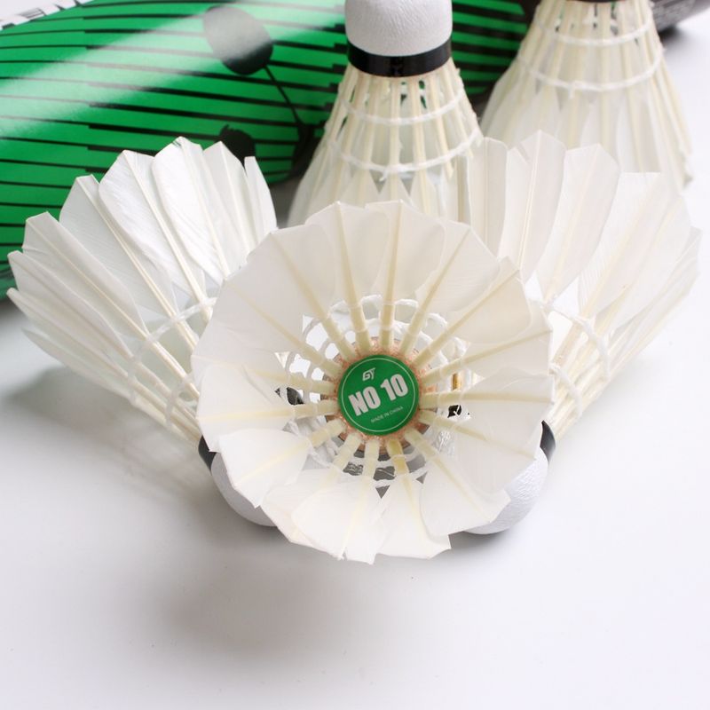 Guangyu Professional Durable Competition Duck Feather Balls 12 Pieces Stable Flight Badminton Training Special_voghion.com