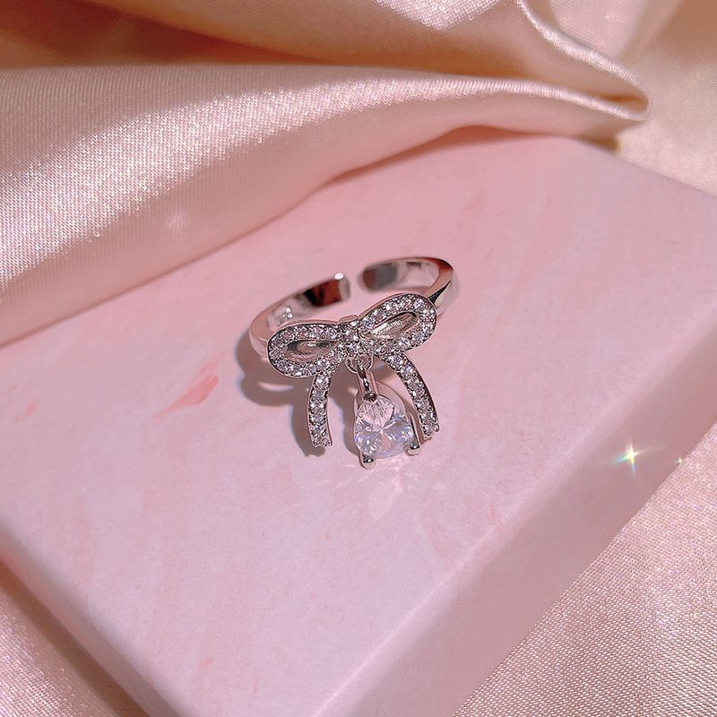 High-End Elegant Butterfly Three-Piece Set Personality Tassel Index Finger Ins Fashion Ring_voghion.com