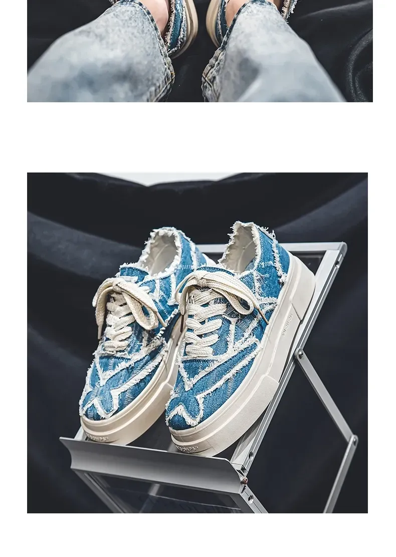 Summer Breathable Canvas For Male Students Versatile Niche White Trendy Shoes B0bd_voghion.com