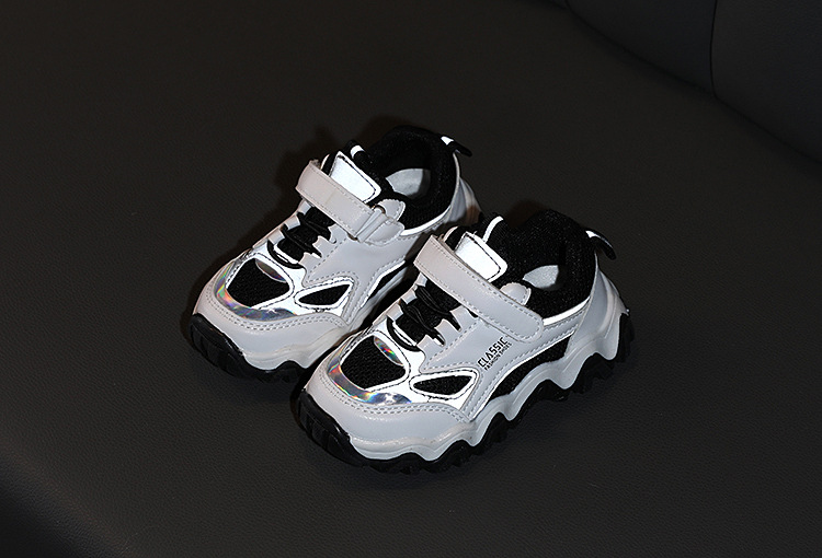 Mutter & Kinder Turnschuhe kinder schuhe Jungen und mädchen schuhe Wellenförmige schuhe laufschuhe Little Daddy schuhe Atmungsaktive net schuhe mode_voghion.com