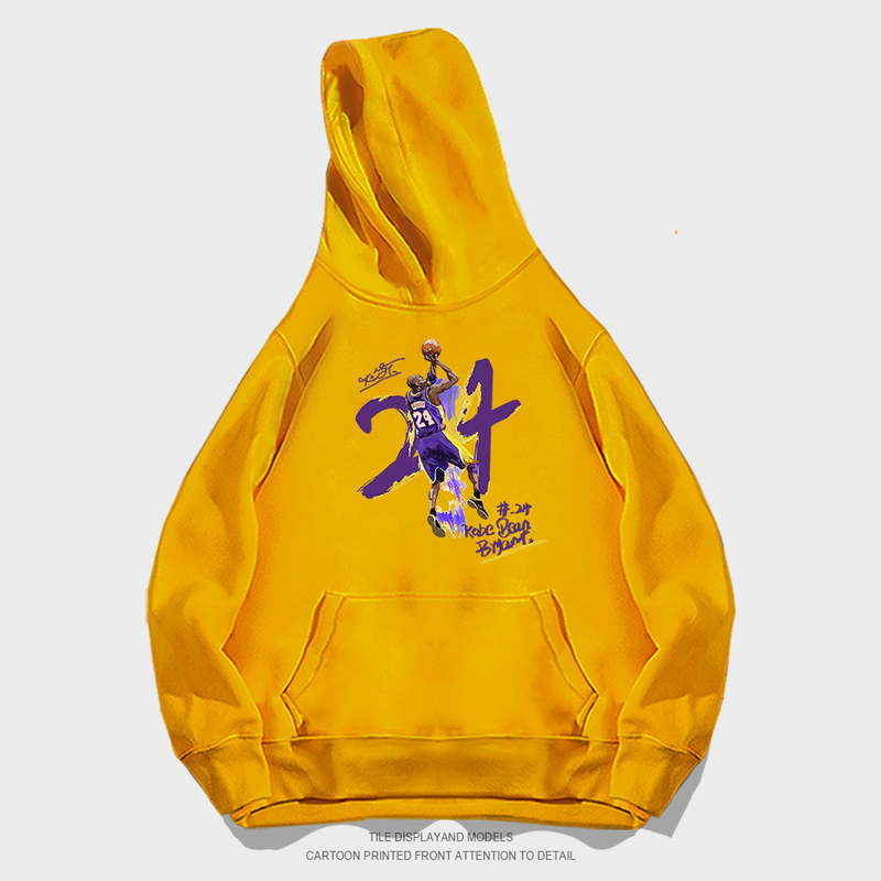 Kobe 24 Commemorative Pullover Hoodie For Men Women's Spring And Autumn Fashion Brand Young Student Basketball Hooded_voghion.com