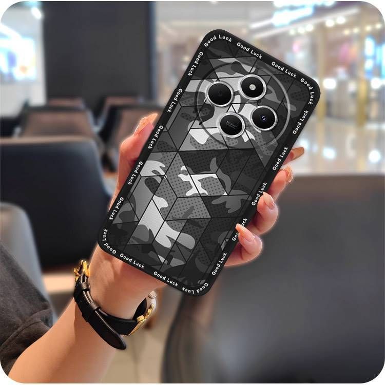 TechGlobe compatibile con Redmi 14C 4G/14R 5G/A3 Pro 4G/POCO C75 Custodia antipolvere con protezione completa dei bordi per le donne_voghion.com