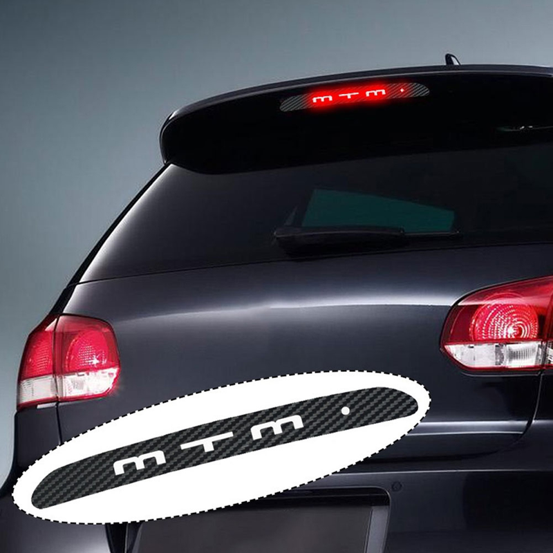 Yuanmheng Adesivo autoadesivo per auto in fibra di carbonio per auto Stop Decalcomania luce freno per VW Golf Series_voghion.com