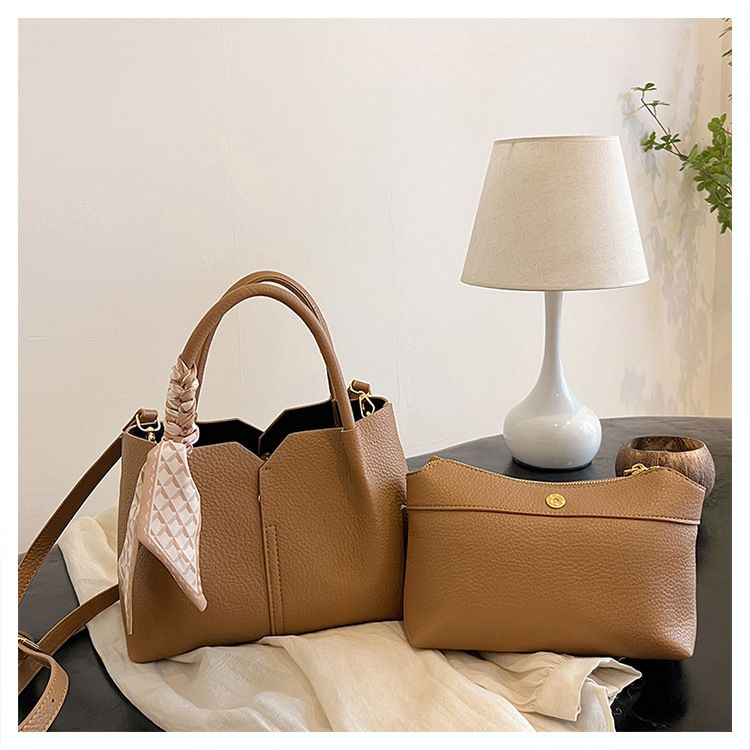 Damenhandtasche im neuen modischen Stil: Zweiteilige Tragetasche für Mutter und Kind, Umhängetasche für Damen_voghion.com