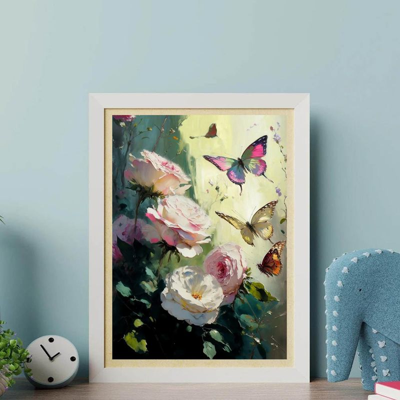 DIY diamantmaleri, 30 * 40 cm (gratis high-end guldbelagt mønster fotoramme)_voghion.com