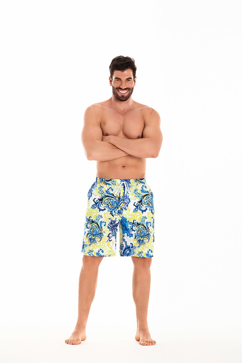 Herrenbekleidung Badehose Eltern-Kind-Kleidung Herren Neue Vater-Sohn-Große Größe Plus Fett Familienkleidung Strandhose_voghion.com