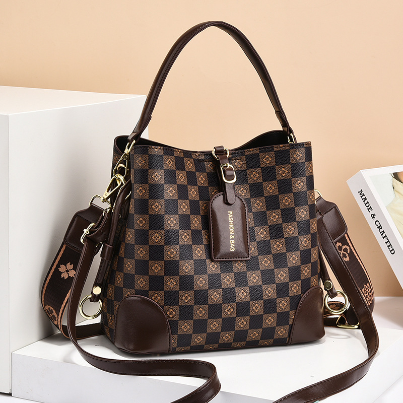 Borsa a secchiello per donna 2025, nuova borsa a mano di alta qualità, grande capacità, versatile, tracolla, borsa da donna alla moda_voghion.com