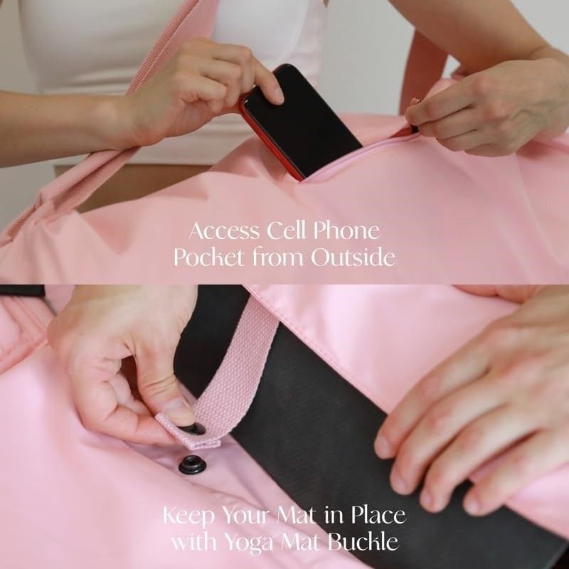 New Yoga Carrier With Adjustable Mat Strap Casual Gym Sports Bag_voghion.com
