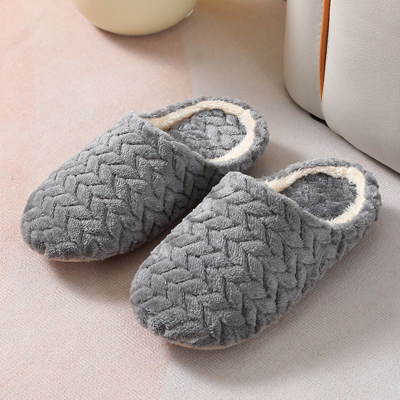 Nuove pantofole da interno in cotone con suola morbida e silenziosa in jacquard giapponese, con pavimento in legno antiscivolo_voghion.com