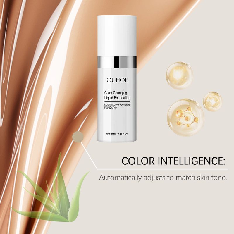 warm Brightens, Convenient Natural, Concealer, Light Thin, The Skin Color Is Clean, Transparent And Moist Liquid_voghion.com