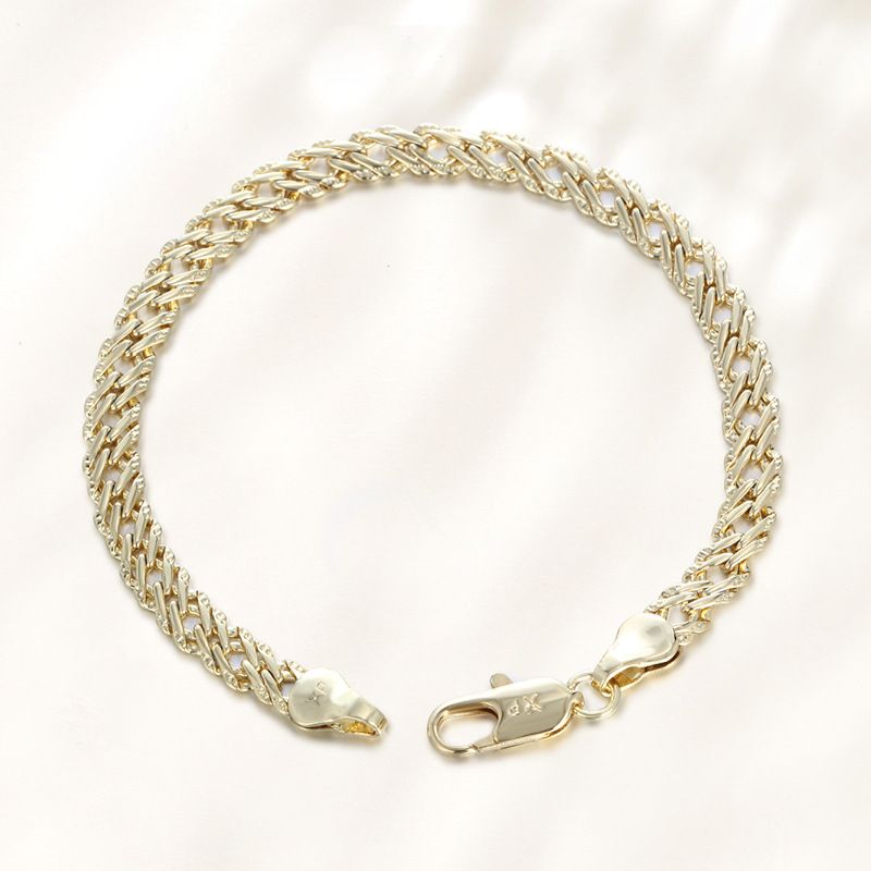 European And American Minimalist Retro Niche Thick Chain Gold Ins Internet Celebrity Fashion Personality High-end Bracelet For Women_voghion.com