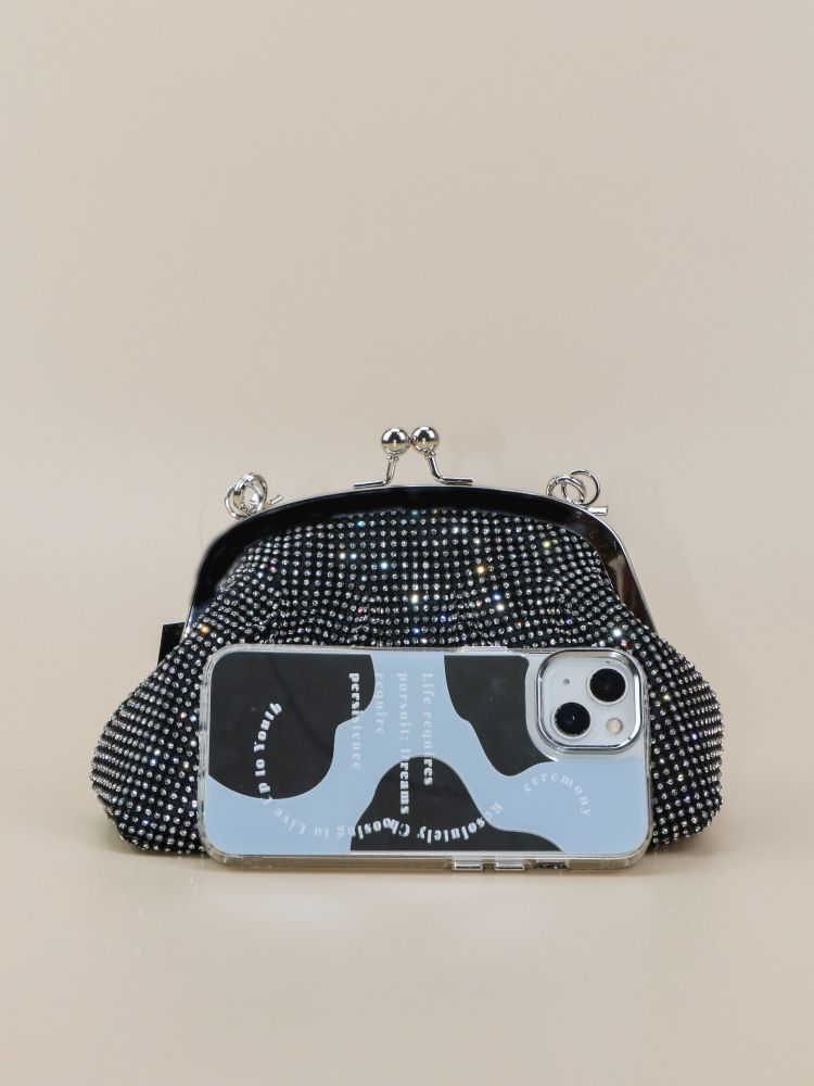 2023 Pure Handmade Bead Diamond Evening Clutch High-end Banquet Bag Women's Handbag_voghion.com