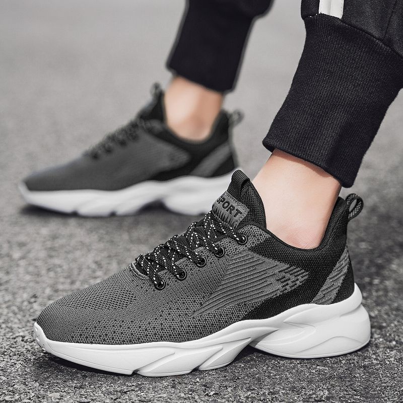 MAEDEF Baskets en maille pour hommes, chaussures de course légères et respirantes, confortables, tendance, décontractées, pour la gym et la marche, vulcanisées_voghion.com