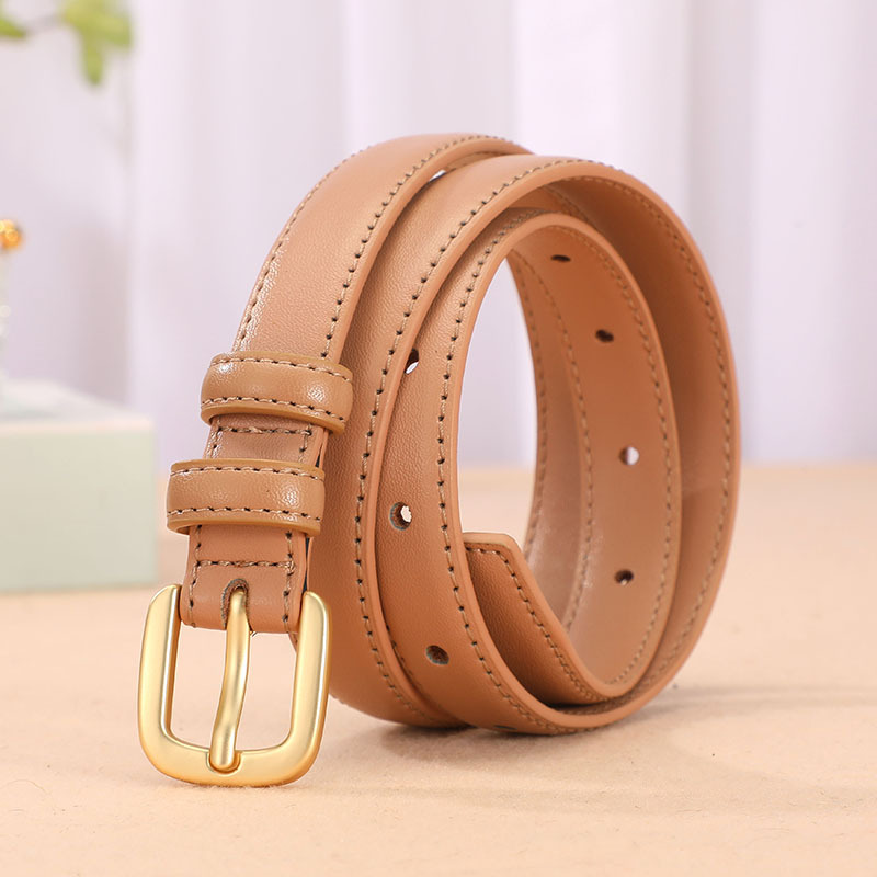 Neu INS Style Vielseitig Pendler Echt Rindsleder frauen Platz Nadel Taste Anzug Kleid Gürtel Frauen_voghion.com