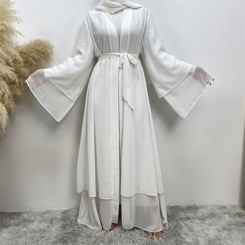 Ramadan Chiffon Open Abaya Dubai Türkei Kaftan Muslim Für Frauen Kimono Modest Robe Femme Kaftan Marocain Islam Kleidung Kleid_voghion.com