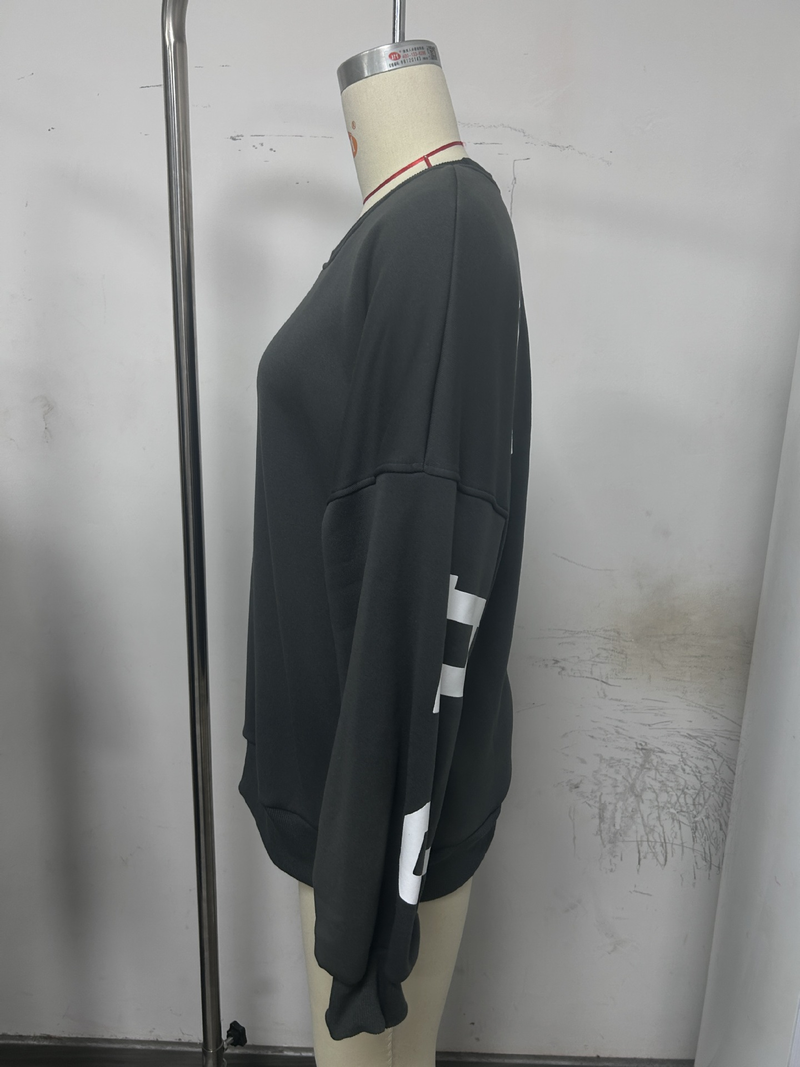 2022 Moda femminile europea e americana transfrontaliera casual elegante stampato spesso versatile manica lunga_voghion.com