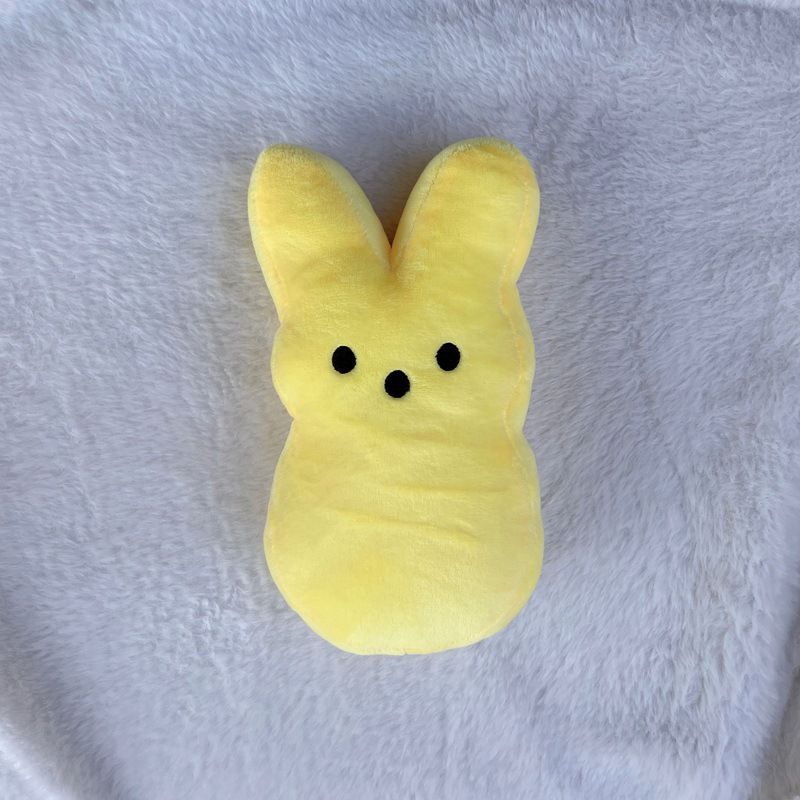 Grenziwwerschreidend Neit Produkt Peeps Rabbit Ouschteren Faarweg Cartoon Rabbit Plüschspill Stoffpopp gefëllt mat Kottengpopp_voghion.com