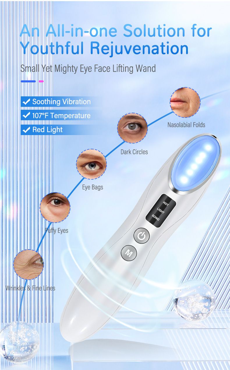 Augenstift Mikrostrom in Vibrationsmassage Home Beauty Instrument Verblassen Augenringe Augenmuster Schönheitsinstrument_voghion.com