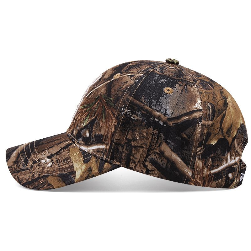 Embroidered Baseball Browning Outdoor Women's Sunshade Men's Camo Duck Tongue Hat_voghion.com