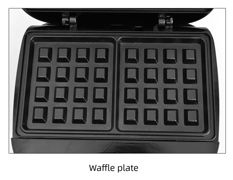 Manufacturer Wholesale Bread Press Machine US Standard Waffle Sandwich Panini Breakfast Maker Grill Electric Griddle_voghion.com