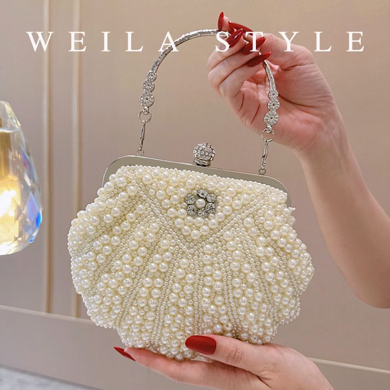 Borsa da sera in conchiglia di perle, borsa da sera mondana, borsa cheongsam portatile per donna_voghion.com