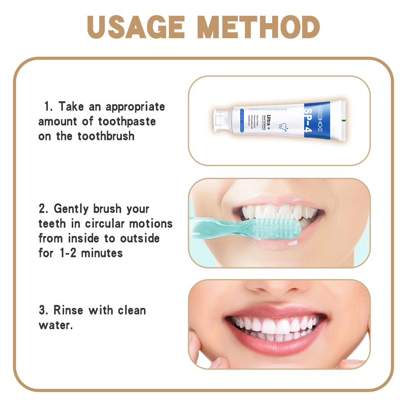 EELHOE probiotic whitening toothpaste for cleaning teeth, refreshing breath, protecting gums, and caring oral 2024_voghion.com